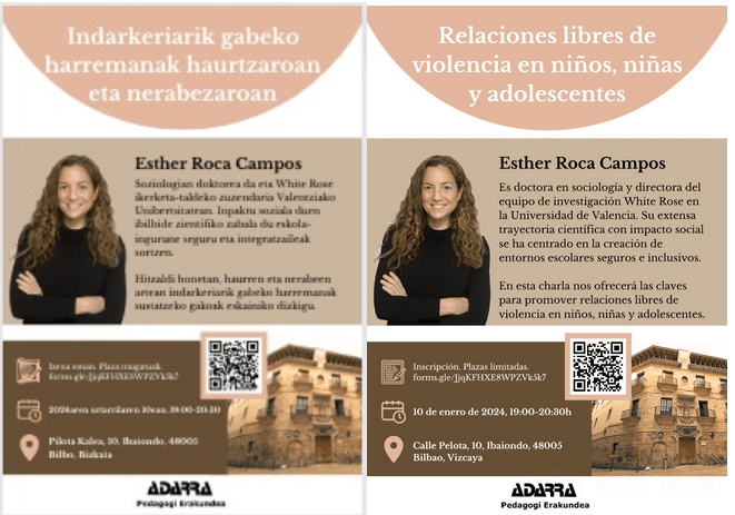 Indarkeririk gabeko harremanak/ Relaciones libres de&nbsp;violencia